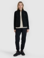 Chaqueta Polar para Mujer con Cuello Alto – Negro - 4FWMM00TFLEF314