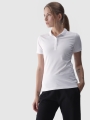 Polo slim de mujer - blanco 4FWMM00TPTSF317 Blanco