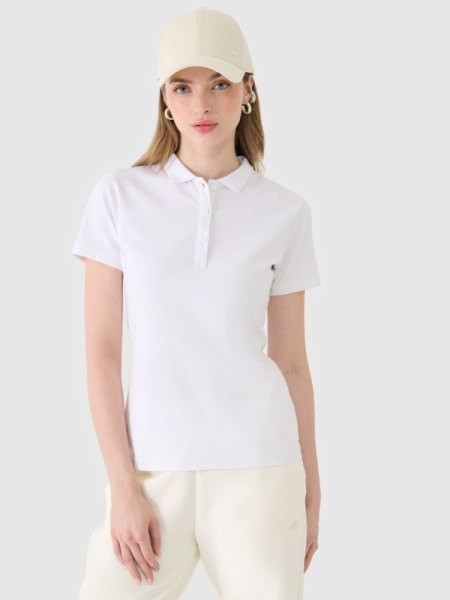 Polo slim mujer - blanco 4FWMM00TPTSF514 Blanco