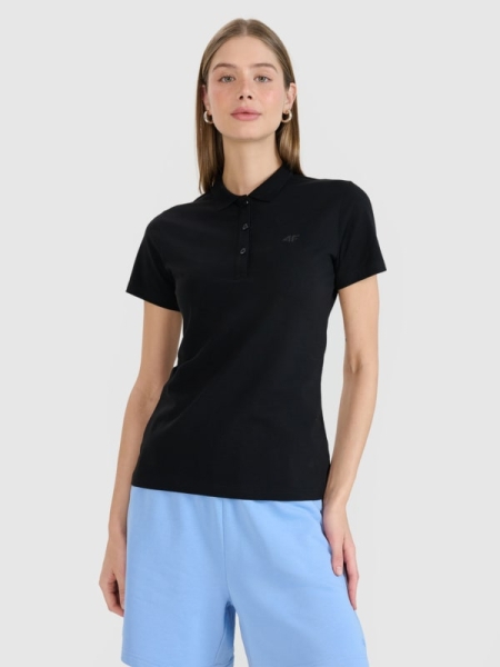 Polo slim de mujer - negro 4FWMM00TPTSF514 negro