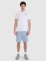 Polo regular de hombre - blanco 4FWMM00TPTSM366 Blanco