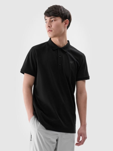 Polo regular de hombre - negro 4FWMM00TPTSM367 negro