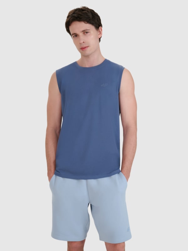 SLEEVELESS 4FWMM00TSLEM125 azul marino