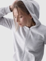 Sudadera con capucha y cremallera para mujer - gris 4FWMM00TSWSF1467 gris