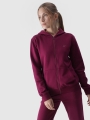 Sudadera con capucha y cremallera de mujer - violeta 4FWMM00TSWSF1467 violeta