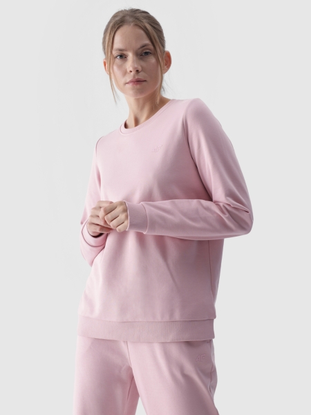 Sudadera de mujer sin capucha - rosa 4FWMM00TSWSF1469 rosa