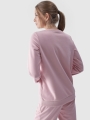 Sudadera de mujer sin capucha - rosa 4FWMM00TSWSF1469 rosa