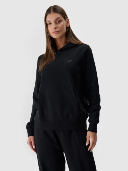 Sudadera con capucha para mujer - negro 4FWMM00TSWSF1764 negro
