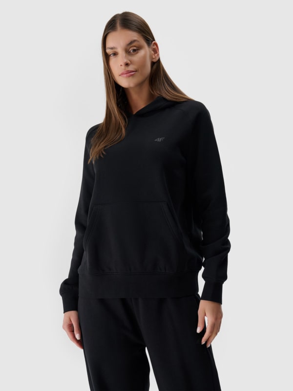 Sudadera con capucha para mujer - negro 4FWMM00TSWSF1764 negro