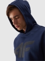 Sudadera con capucha para hombre - azul marino 4FWMM00TSWSM1464 azul marino