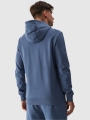 Sudadera con capucha para hombre - denim 4FWMM00TSWSM1464 azul marino