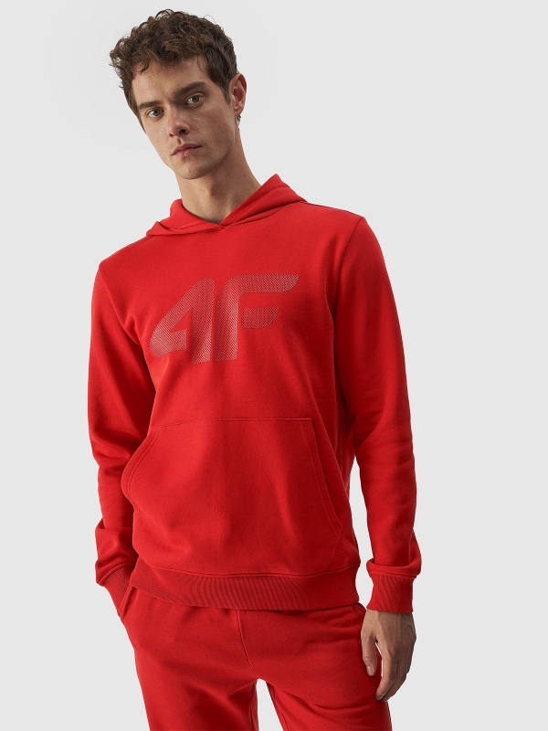 Sudadera con capucha para hombre - rojo 4FWMM00TSWSM1464 Rojo