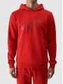 Sudadera con capucha para hombre - rojo 4FWMM00TSWSM1464 Rojo