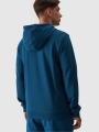 Sudadera con capucha y cremallera para hombre - turquesa 4FWMM00TSWSM1466 turquesa