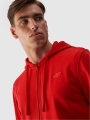 Sudadera con capucha y cremallera para hombre - rojo 4FWMM00TSWSM1466 Rojo