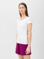 Camiseta slim plain mujer - blanco 4FWMM00TTSHF1845 Blanco