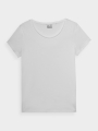 Camiseta slim plain mujer - blanco 4FWMM00TTSHF1845 Blanco