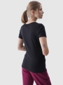 Camiseta slim plain mujer - negro 4FWMM00TTSHF1845 negro