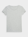 Camiseta slim plain mujer - gris 4FWMM00TTSHF1845 gris