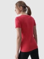 Camiseta slim plain de mujer - rojo 4FWMM00TTSHF1845 Rojo