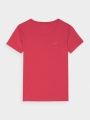 Camiseta slim plain de mujer - rojo 4FWMM00TTSHF1845 Rojo