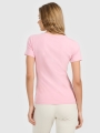 Camiseta Crop-Top Lisa para Mujer - Rosa - 4FWMM00TTSHF1846                      