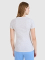 Slim liso camiseta de las mujeres - gris 4FWMM00TTSHF2255 gris