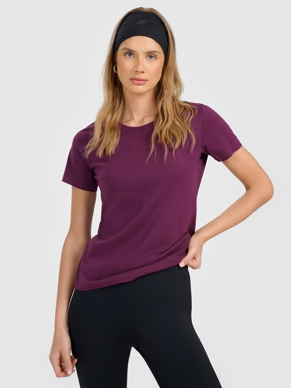Camiseta Lisa para Mujer - Violeta - 4FWMM00TTSHF2356        