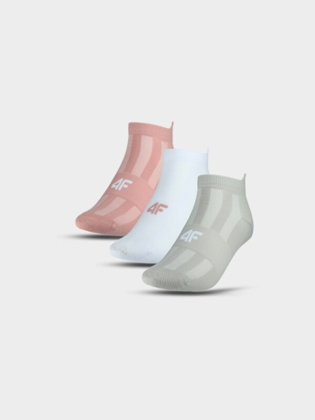 Calcetines de Entrenamiento para Mujer (3-Pack) - Multicolor - 4FWMM00UFSOF136   