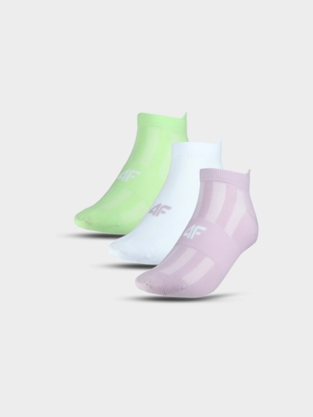 Calcetines de Entrenamiento para Mujer (3-Pack) - Multicolor - 4FWMM00UFSOF136   