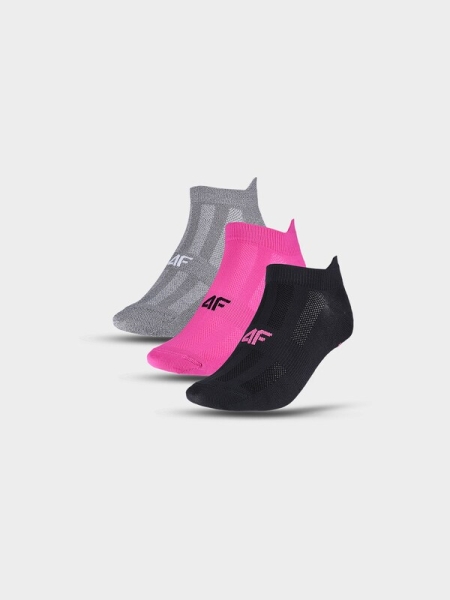Calcetines de Entrenamiento para Mujer (3-Pack) - Multicolor - 4FWMM00UFSOF136   