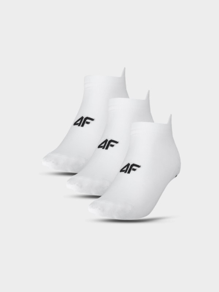 Calcetines por Encima del Tobillo para Mujer (3-Pack) - Blanco - 4FWMM00UFSOF202  