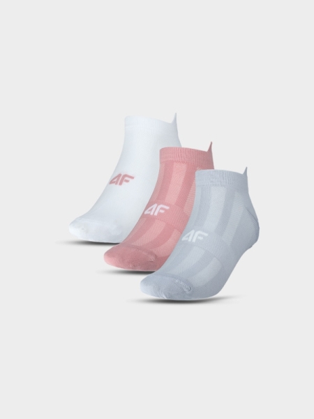 Calcetines por Encima del Tobillo para Mujer (3-Pack) - Blanco - 4FWMM00UFSOF202  