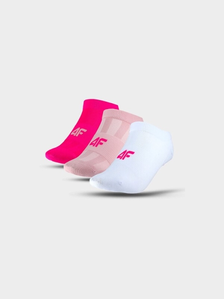 Calcetines por Encima del Tobillo para Mujer (3-Pack) - Multicolor - 4FWMM00UFSOF202  