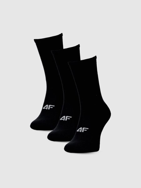 Calcetines para Mujer (3-Pack) - Negro - 4FWMM00USOCF474      