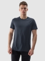 Camiseta de entrenamiento regular de hombre de material reciclado - denim 4FWSS24TFTSM598 azul marino