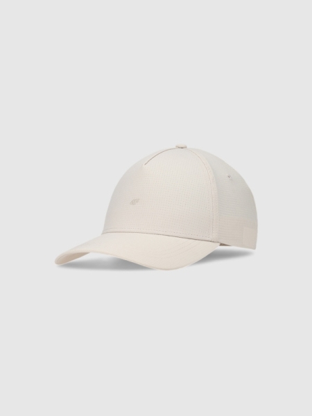 Gorra unisex con visera - Blanco - 4FWSS25ACABU369