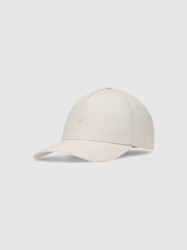 Gorra unisex con visera - Blanco - 4FWSS25ACABU369