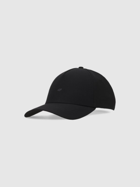 Gorra unisex con visera - Negro - 4FWSS25ACABU369