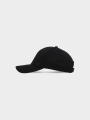 Gorra unisex con visera - Negro - 4FWSS25ACABU371