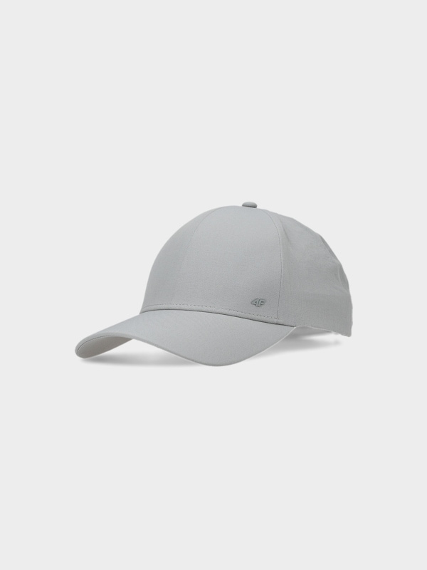 Gorra unisex con visera - Gris - 4FWSS25ACABU371