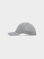 Gorra unisex con visera - Gris - 4FWSS25ACABU371