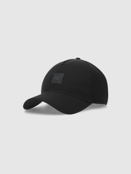 Gorra unisex con visera - Negro - 4FWSS25ACABU372