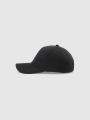 Gorra unisex con visera - Negro - 4FWSS25ACABU400