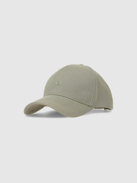 Gorra unisex con visera - Oliva/Caqui - 4FWSS25ACABU400