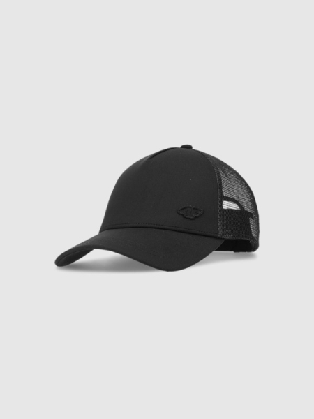 Gorra trucker unisex - Negro - 4FWSS25ACABU401