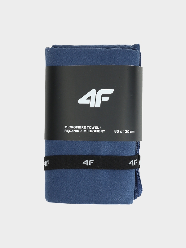 Toalla deportiva de secado rápido M (80 x 130 cm) - azul marino 4FWSS25ATOWU053 azul marino