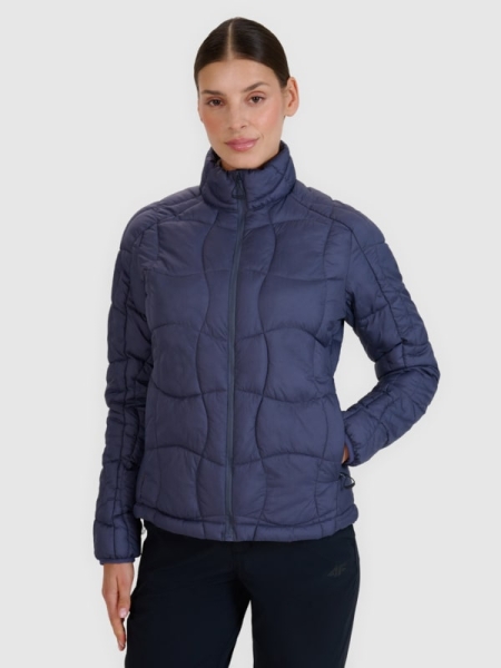 Chaqueta de Trekking para Mujer con Relleno Primaloft Silver - Gris - 4FWSS25TDJAF531