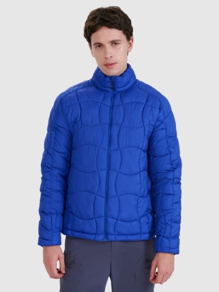 Chaqueta de Trekking para Hombre con Relleno Primaloft Silver - Azul - 4FWSS25TDJAM527