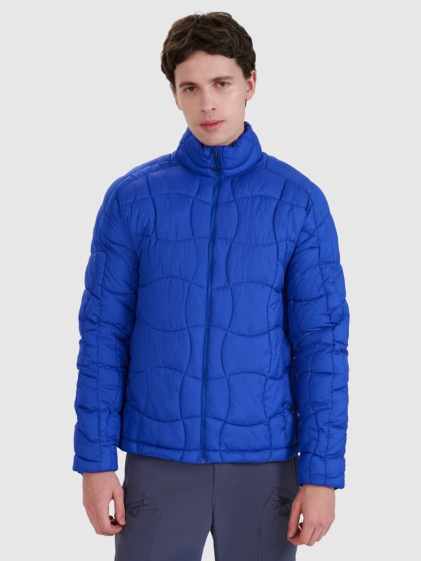 Chaqueta de Trekking para Hombre con Relleno Primaloft Silver - Azul - 4FWSS25TDJAM527